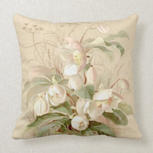 Vintages Blumenthrow-Kissen Kissen
