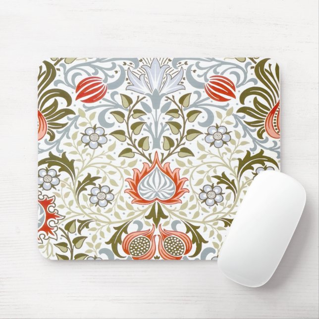 Vintages Blumenwallpaper von William Morris (1879) Mousepad (Mit Mouse)