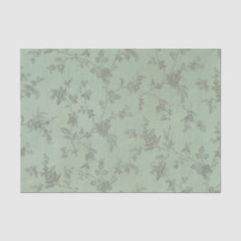 Vintages Blumenzapier Seidenpapier