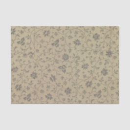 Vintages Blumenzapier Seidenpapier