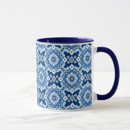 Vintages Boho Bläsermuster Tasse