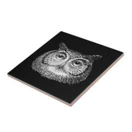 Vintages Boho Owl Design Fliese