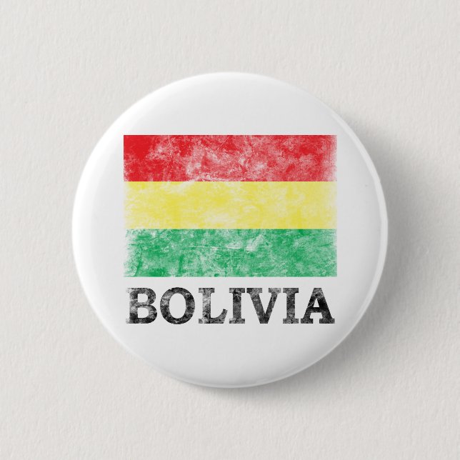 Vintages Bolivien Button (Vorderseite)