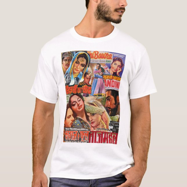 Vintages Bollywood Muster 2 T-Shirt (Vorderseite)
