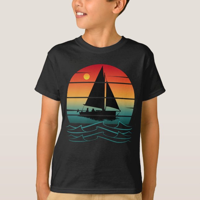 Vintages Boot T-Shirt (Vorderseite)