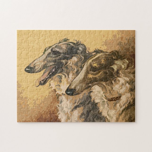 Vintages Borzoi Duo (Horizontal)