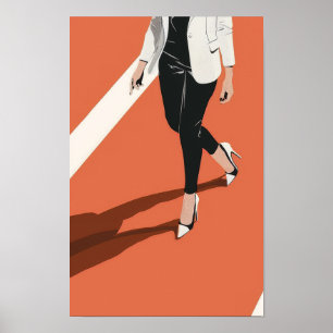 Vintages botanisches Illustrationspopster Poster