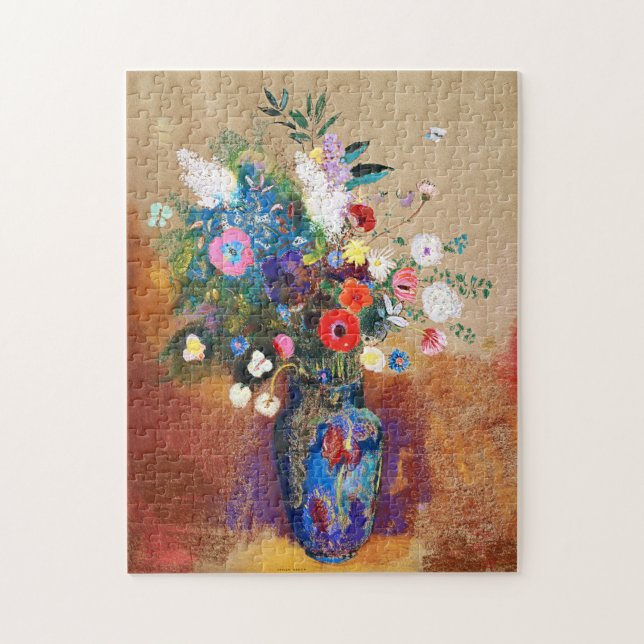 Vintages Bouquet von Blume von Odilon Redon (Vertikal)