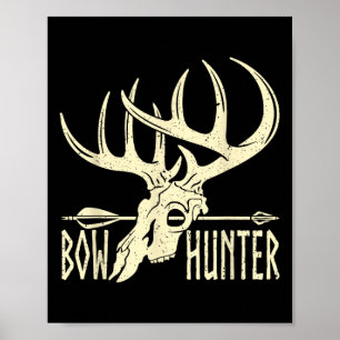 Vintages Bow Hunter Amerikanisches Hirschjagdgesch Poster