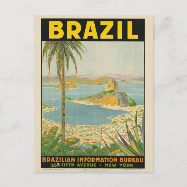 Vintages Brasilien - Brasilien - Tourismus Postkarte (Vorderseite)