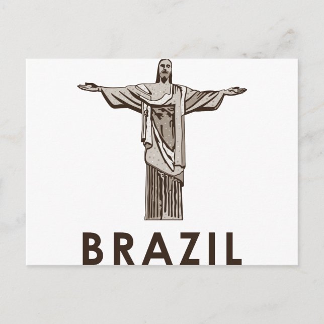 Vintages Brasilien Postkarte (Vorderseite)