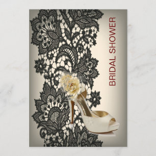 Vintages Brautparty Einladung