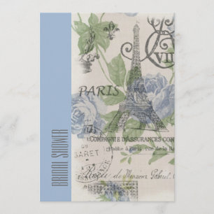 Vintages Brautparty Einladung