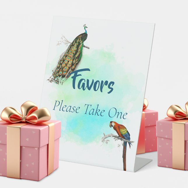 Vintages Brautparty für Vögel Sockelschild (Von Creator hochgeladen)