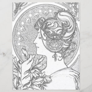 Vintages Brigid Celtic Wicca Farbpapier