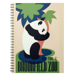 Vintages "Brookfield Zoo"-Notebook Notizblock