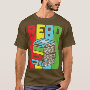 Vintages Buch Lover Teacher Gift Librarian Gif T-Shirt