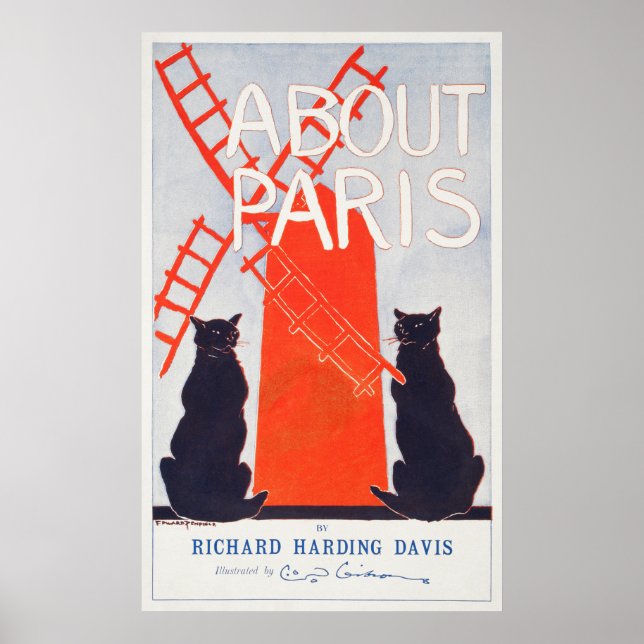 Vintages Buchcover-Poster Poster (Vorne)