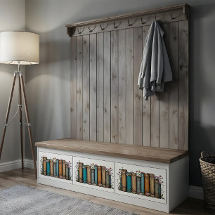 Vintages Bücherposter oder Entpackpapier Poster