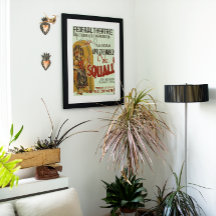 Vintages Bundesstaatliches Theater Das Squall Post