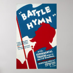 Vintages bundesstaatliches Theater-Projekt Poster
