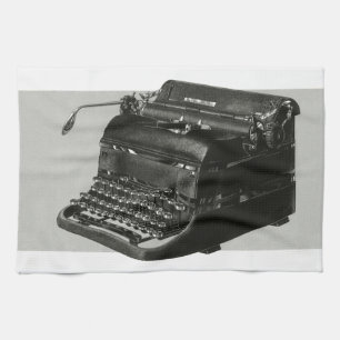 Vintages Business, antike Office-Schreibmaschine Geschirrtuch