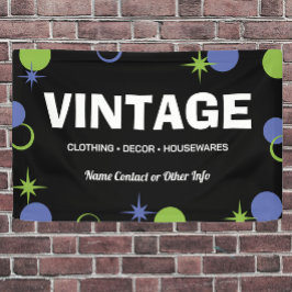 Vintages Business Midjahrhundert Moderner Stil Banner