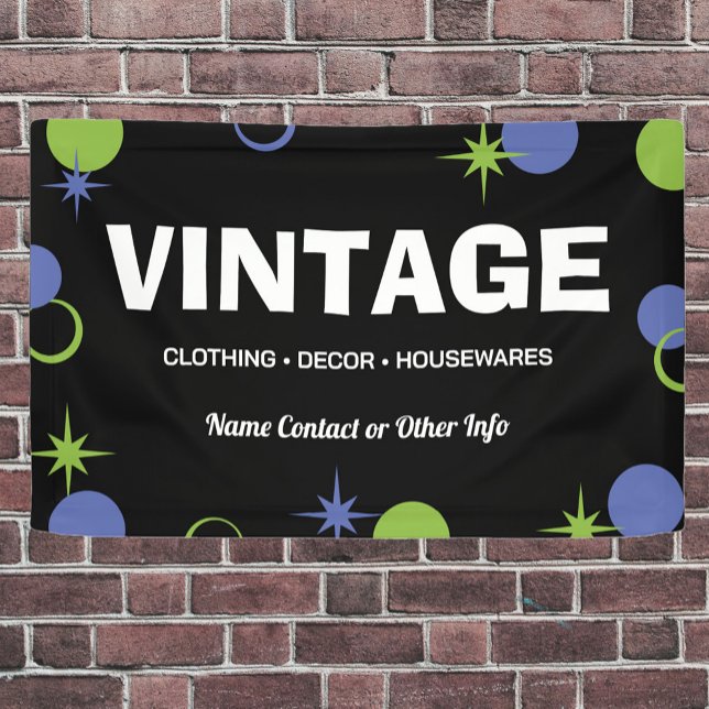 Vintages Business Midjahrhundert Moderner Stil Banner (Von Creator hochgeladen)