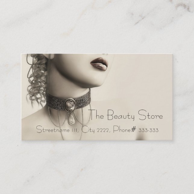 Vintages BusinessCards Visitenkarte (Vorderseite)