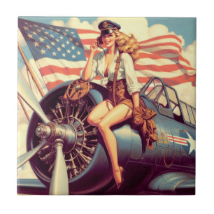 Vintages Button Fliese