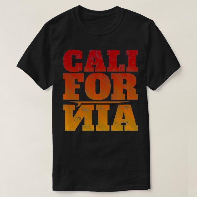 Vintages Cali Surf T-Shirt (Design vorne)