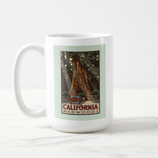 Vintages California Redwoods Travel Kaffeetasse (Links)