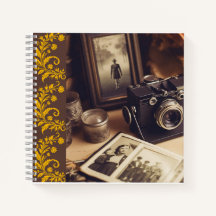 Vintages Camera-Journal-Notebook