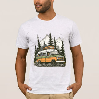 Vintages Camper Van Road Trip T-Shirt: Das perfekt T-Shirt