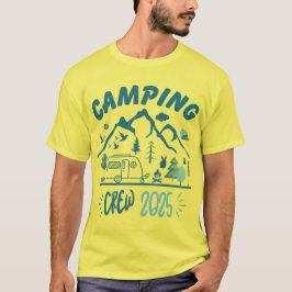 Vintages Camping Crew 2025 Liebhaber Camping niedl T-Shirt