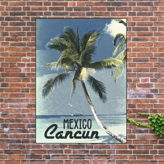 Vintages Cancun Mexico Reiseabenteuer Poster (Von Creator hochgeladen)
