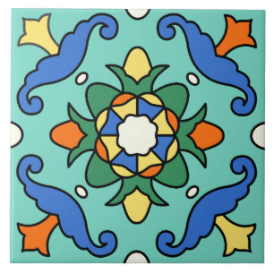 Vintages Catalina Island Tile Design Fliese