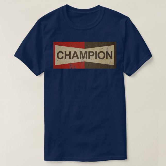 Vintages Champion-Racing-Logo T-Shirt (Design vorne)