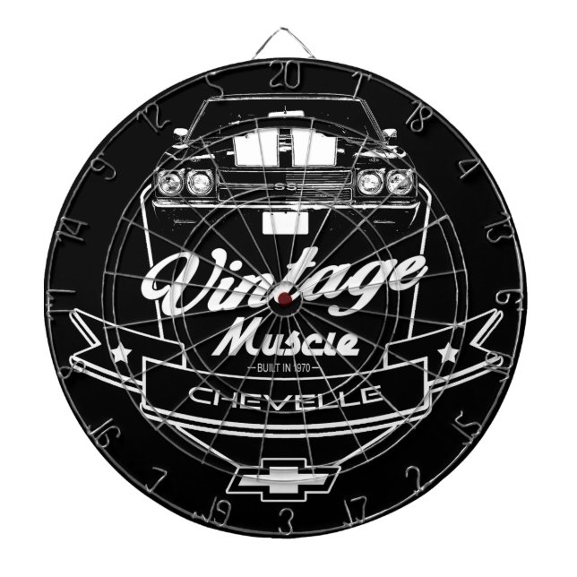 Vintages Chevelle Dartscheibe (vorne)