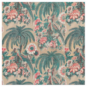 Vintages Chintz Floral Tropical Pattern Stoff