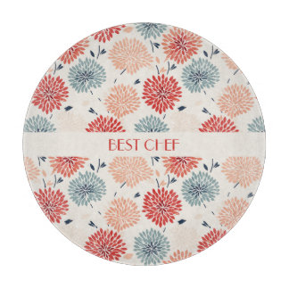 Vintages Chrysanthemum Motif Japenese Schneidebrett