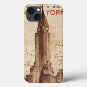 Vintages Chrysler-Gebäude in New York iPhone 13 Hülle