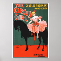 Vintages Circus Ad Poster