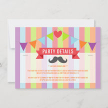 Vintages Circus Poster Kindergeburtsdetails