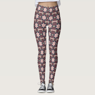 Vintages Classic-Star-Muster Leggings
