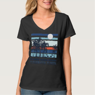 Vintages Clearwater Florida Summer 80er Beach Souv T-Shirt