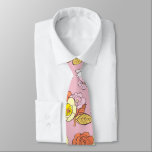 Vintages Codescore Ästhetisch rosa Blumenmuster Krawatte<br><div class="desc">Vintager Cotgore Ästhetik Rosa Blumenmuster Neck Tie</div>