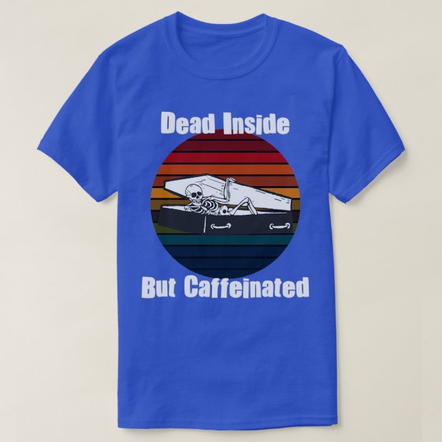 Vintages Coffein T-Shirt (Design vorne)