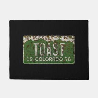 Vintages Colorado Automotive License Plate Fußmatte
