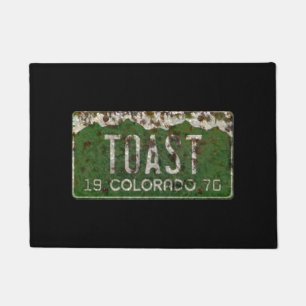 Vintages Colorado Automotive-Lizenzschild Fußmatte